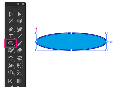 効果の3dでシンプルな円柱を作る Illustratorの使い方