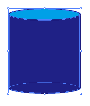 効果の3dでシンプルな円柱を作る Illustratorの使い方