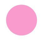 ピンクの円